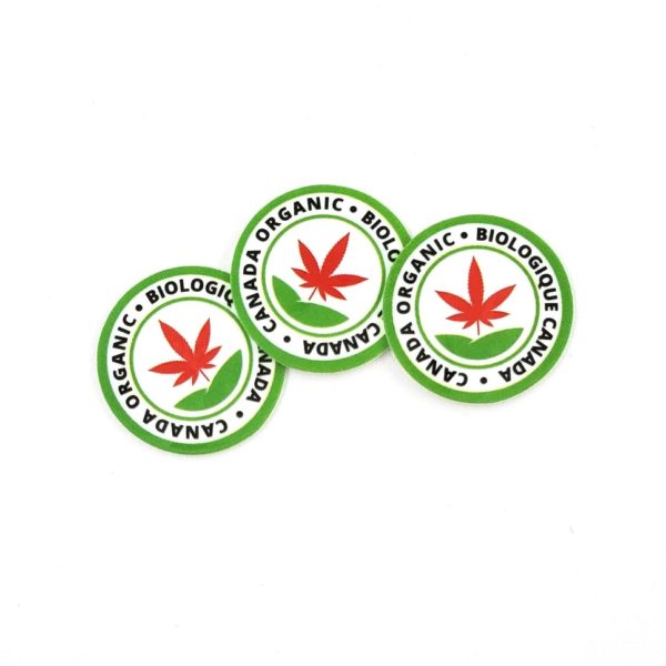 canada organic cannabis sticker