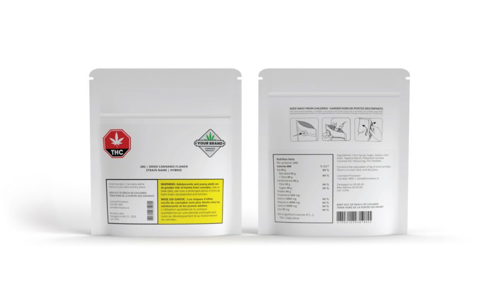 Health Canada Cannabis Packaging & Labeling Guidelines for LP's